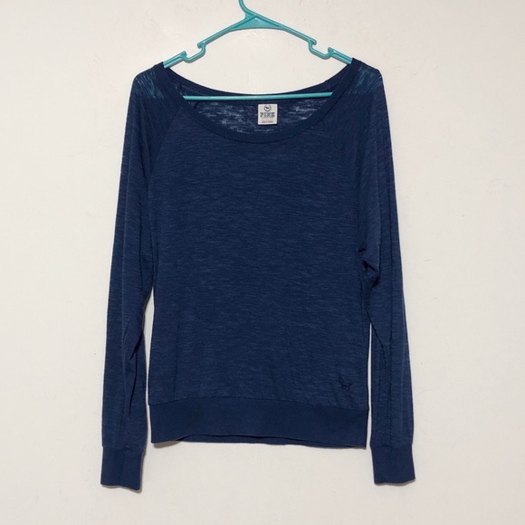 VS Pink Blue Burnout Top - Picture 1 of 9